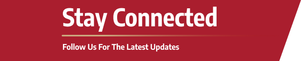 Stay Connected Follow us for the latest updates banner image